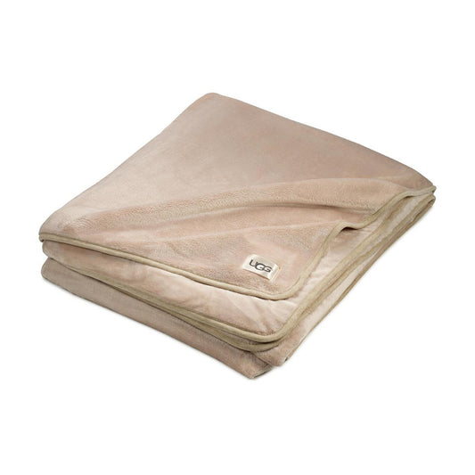 DUFFIELD LARGE SPA THROW -OATMEAL HEATHER