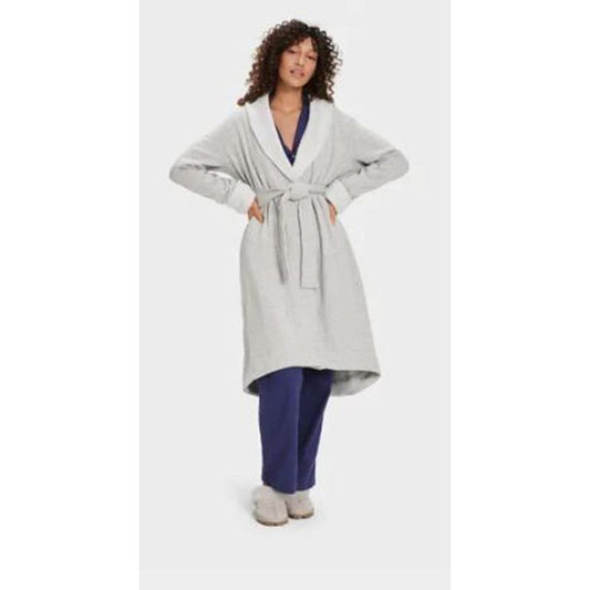 WOMENS DUFFIELD II ROBE-SEAL HEATHER