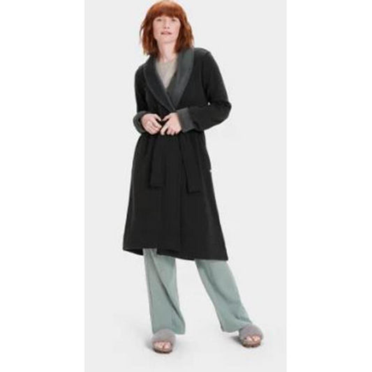 WOMENS DUFFIELD II ROBE-BLACK BEAR HEATHER